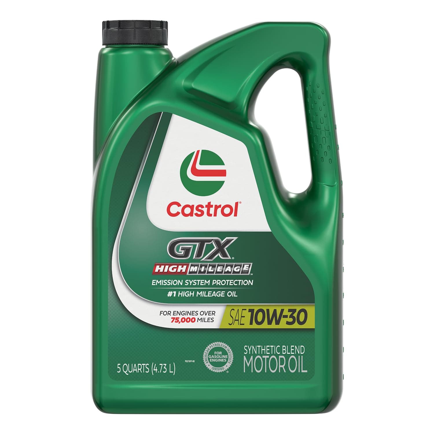 5-qt Castrol GTX High Mileage Synthetic Blend Motor Oil (10W-30)