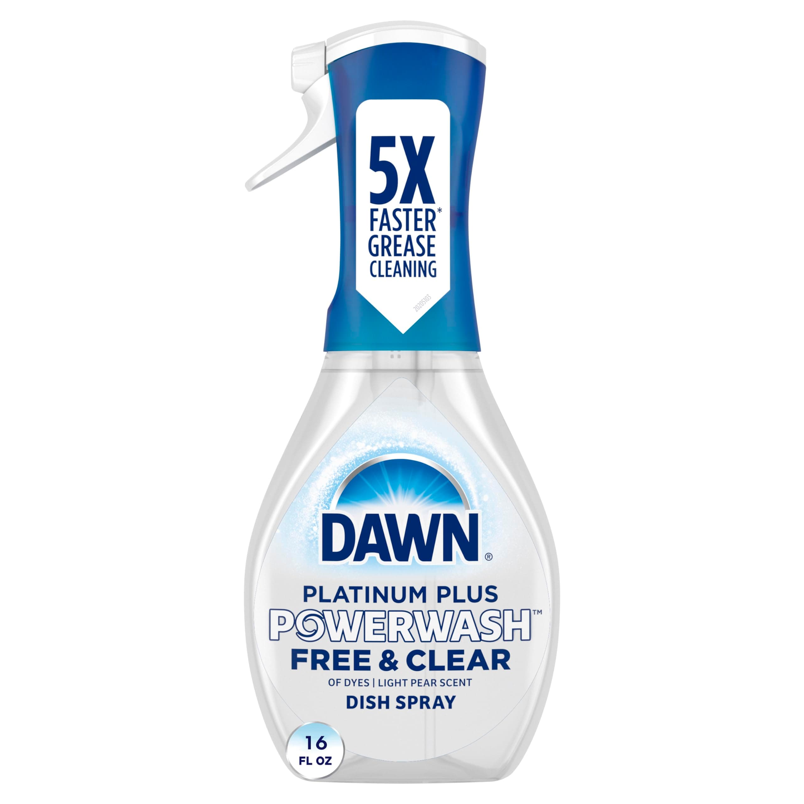 Dawn Powerwash Free & Clear Dish Spray Starter Kit (Light Pear)
