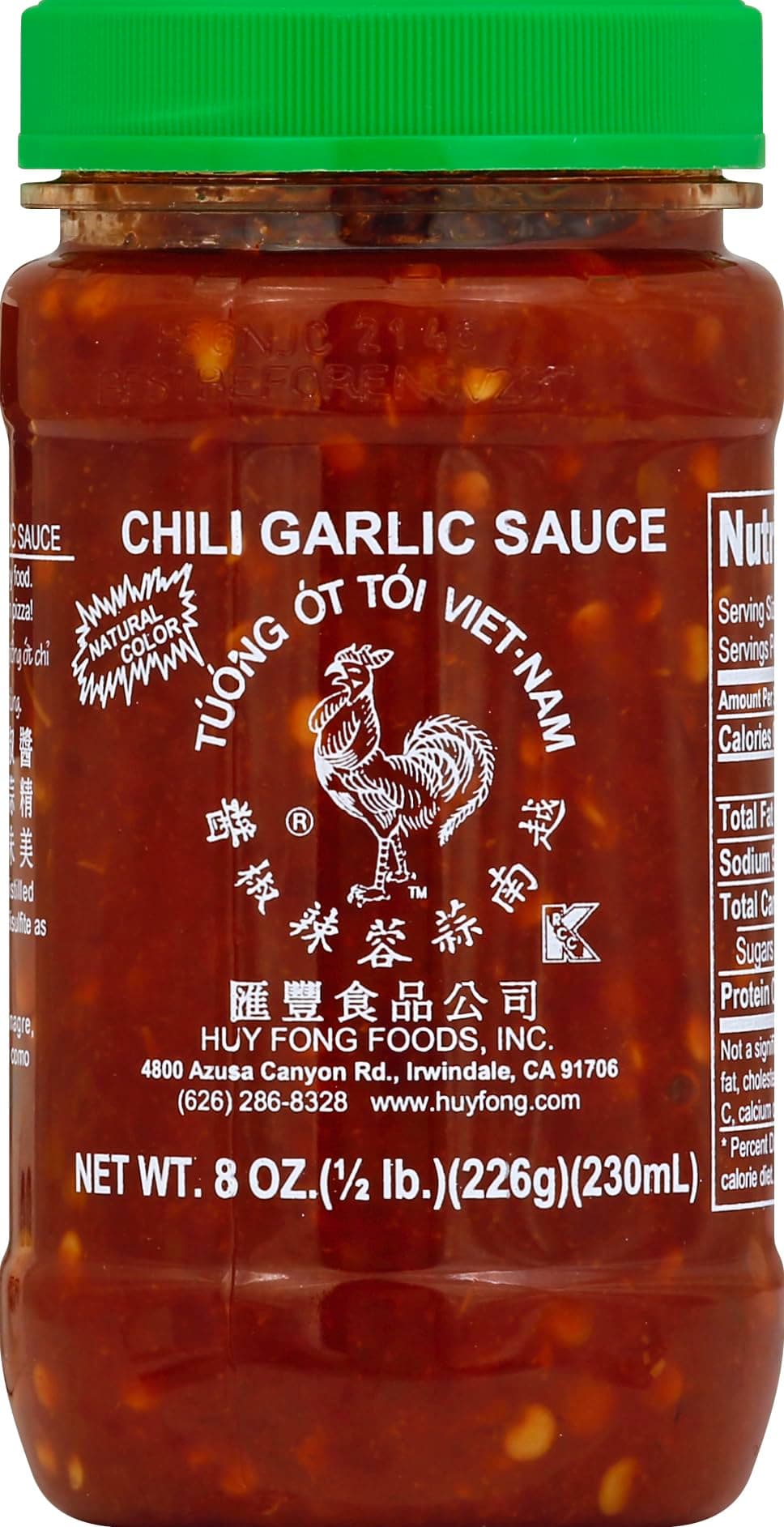 8-Oz Huy Fong Chili Garlic Sauce