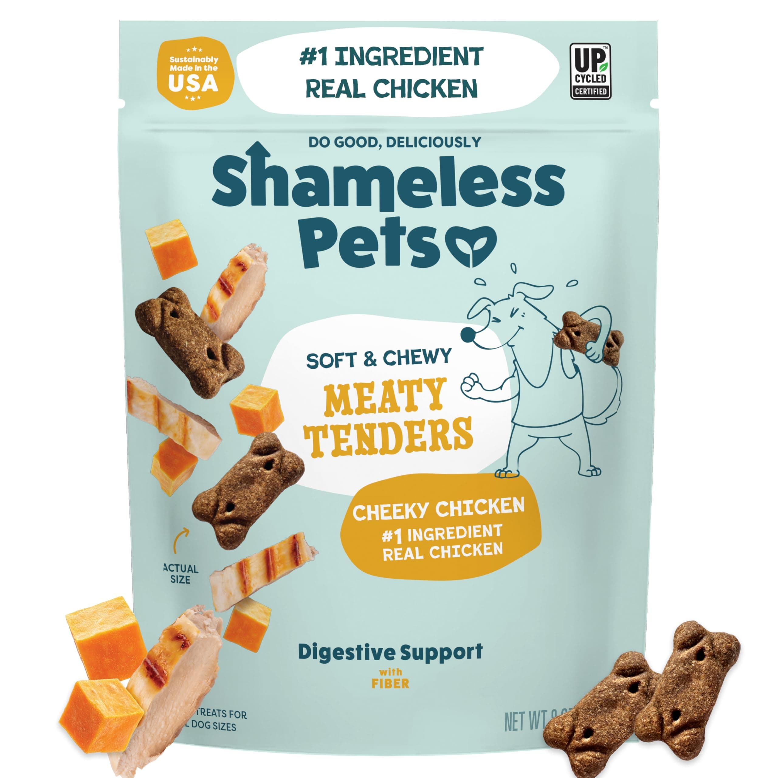 8-Oz Shameless Pets Soft Dog Treats (Chicken)
