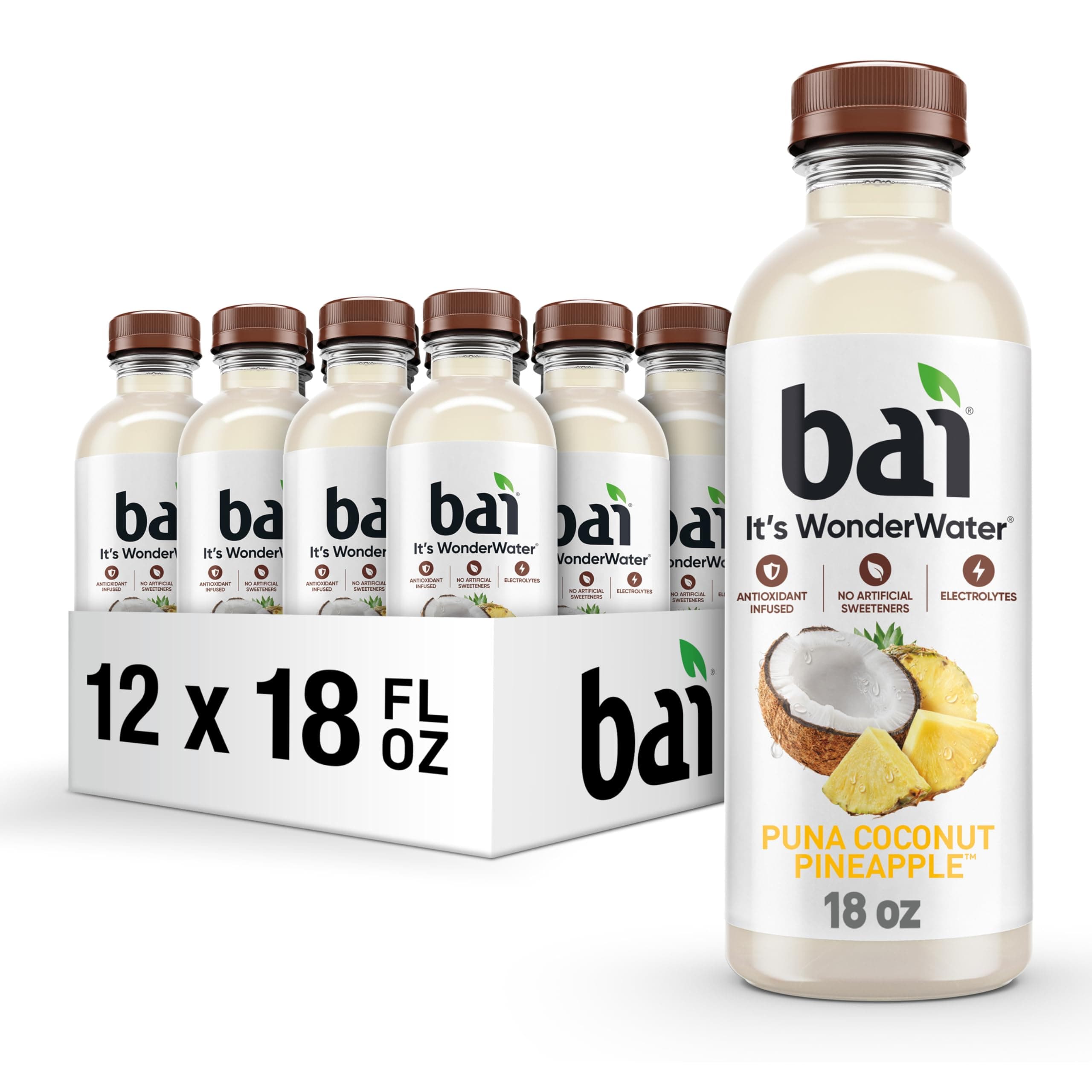 12-Pk 18-Oz Bai Antioxidant Infused Water (Puna Coconut Pineapple)