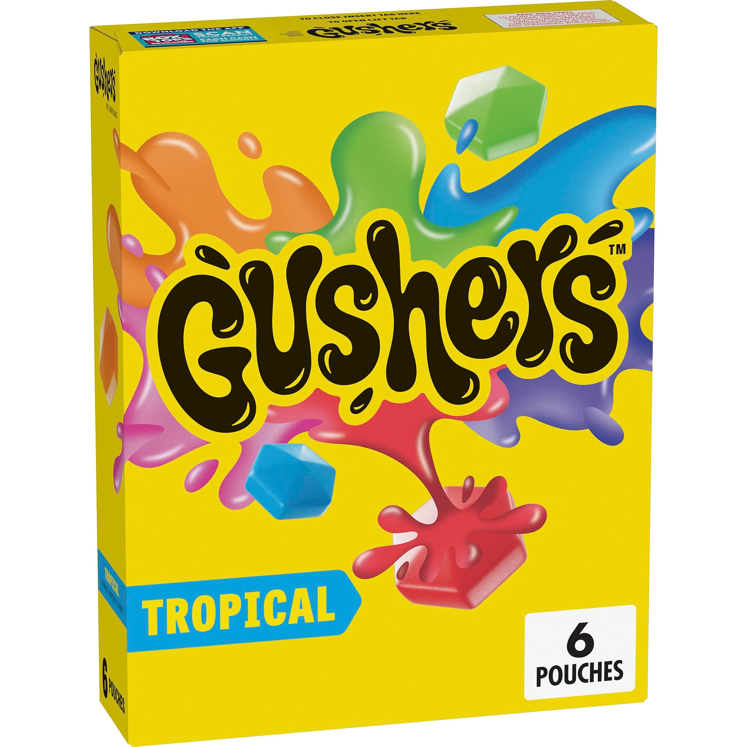 6-ct 0.8-oz Gushers Tropical Fruit Flavored Snacks