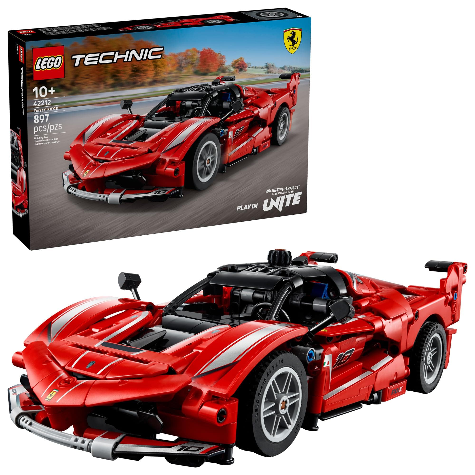 897-Pc LEGO Technic Ferrari FXX K Model Car Building Toy