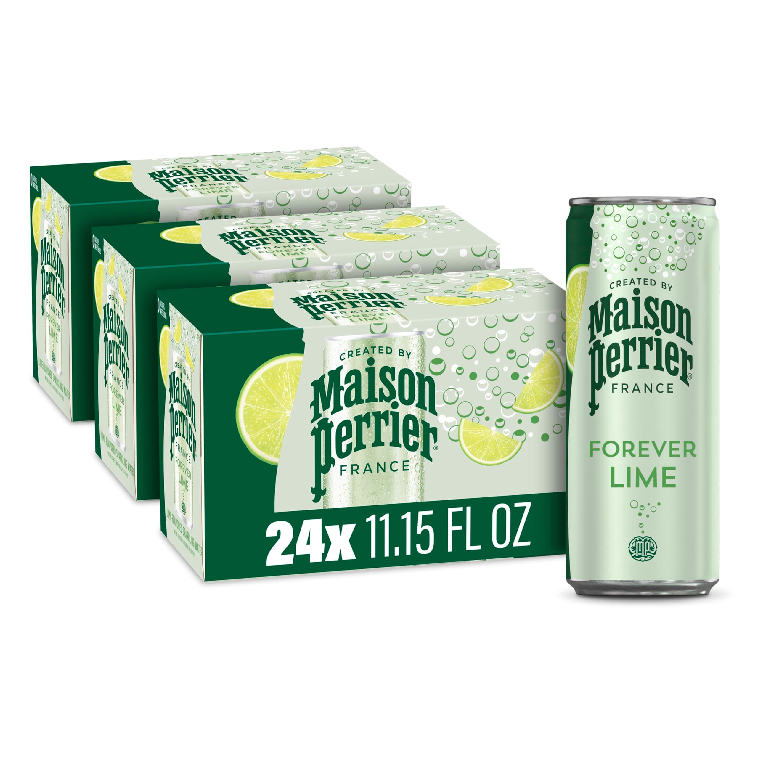 24-Pk 11.15-Oz Maison Perrier Forever Lime Sparkling Water