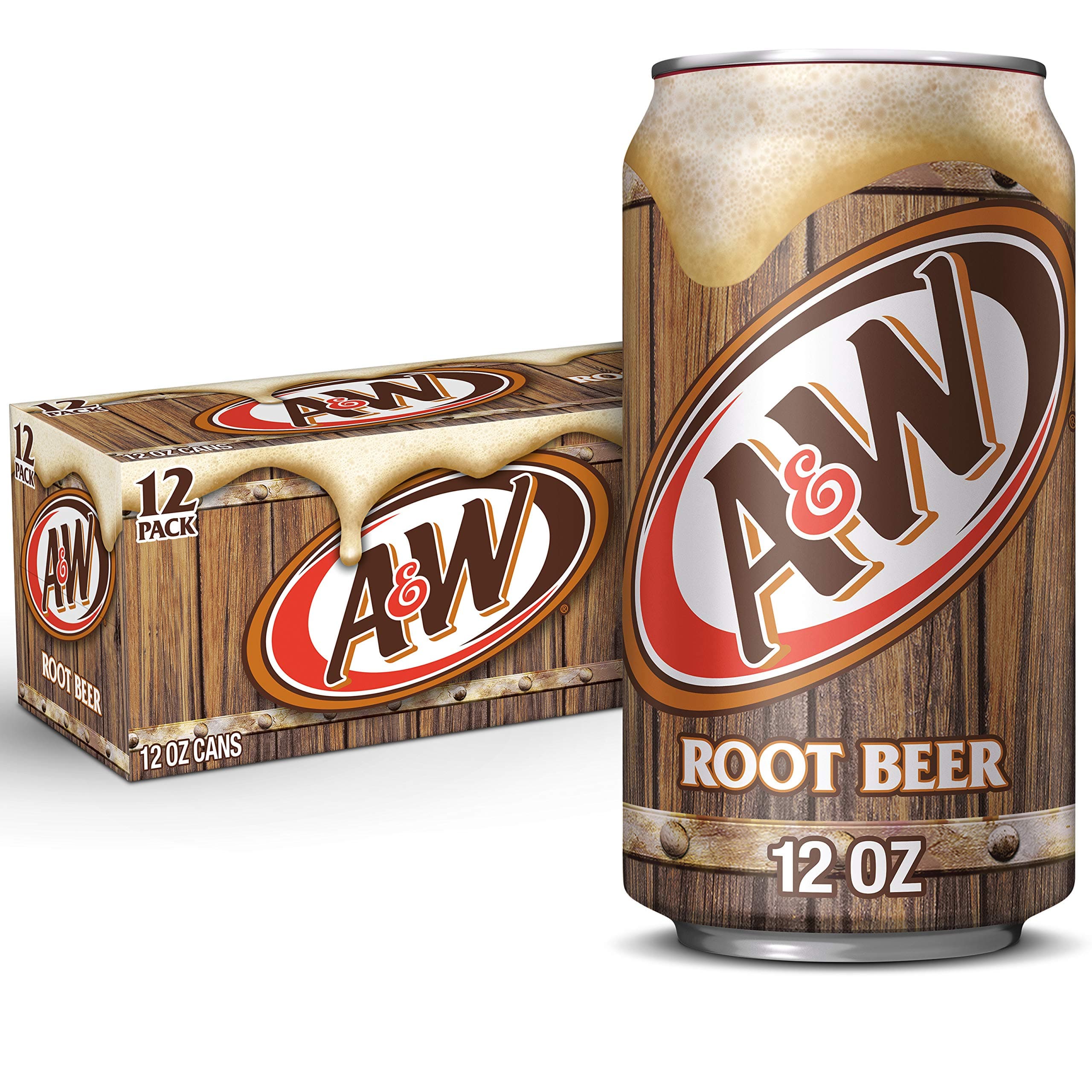 12-Pk 12-Oz A&W Root Beer Soda