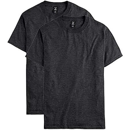 2-Pk Hanes Men's Beefy-T Heavyweight Cotton T-Shirt