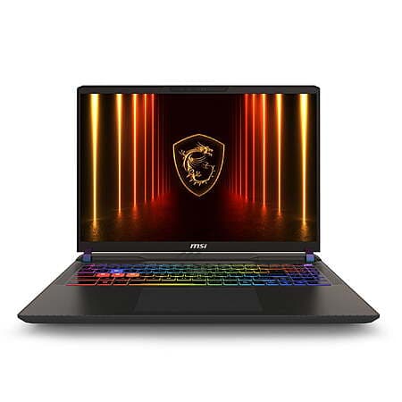 MSI Vector Laptop: 16" QHD+ 240Hz, Ryzen 9 8940HX, RTX 5070Ti, 16GB RAM, 1TB SSD