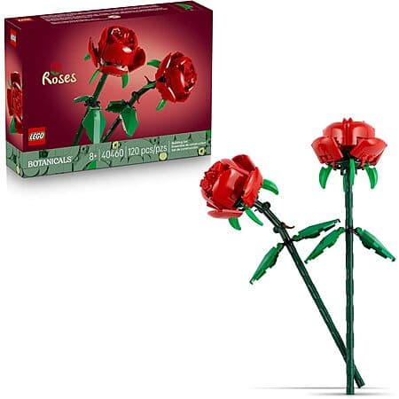 120-Pc LEGO Botanicals Roses Building Set